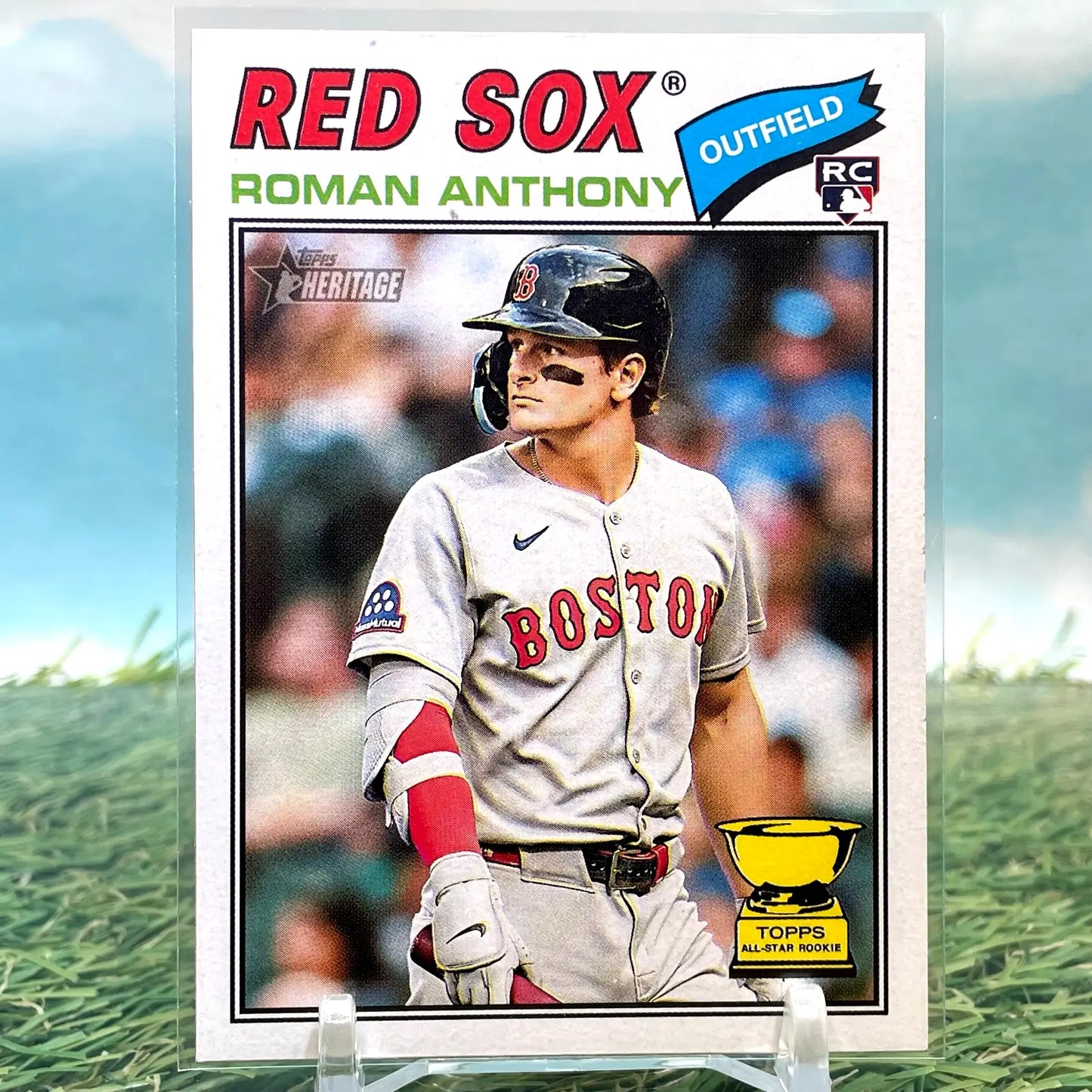 2026 Topps Heritage Roman Anthony #86 ROOKIE (RC) Centered Boston Red Sox - Baseball Card Single