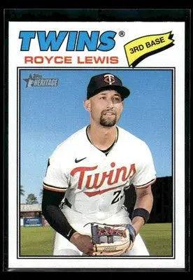 2026 Topps Heritage Royce Lewis #85 Minnesota Twins - Baseball Card Single