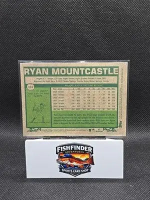 2026 Topps Heritage - Ryan Mountcastle #131 Chrome Light Blue Sparkle Refractor - Baseball Card Single
