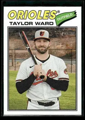 2026 Topps Heritage Taylor Ward #258 Baltimore Orioles - Baseball Card Single