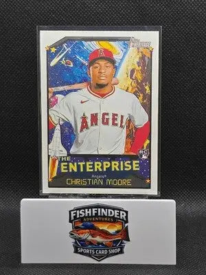 2026 Topps Heritage - The Enterprise Christian Moore #TE-CMO (RC) - Baseball Card Single