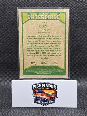 2026 Topps Heritage - The Enterprise Eury Perez #TE-EP - Baseball Card Single
