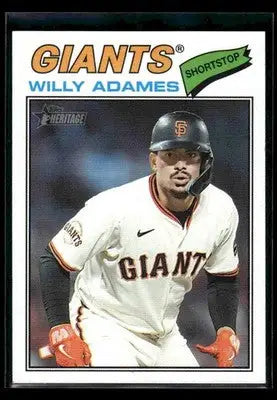 2026 Topps Heritage Willy Adames #327 San Francisco Giants - Baseball Card Single