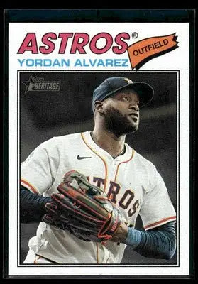 2026 Topps Heritage Yordan Alvarez #25 Houston Astros - Baseball Card Single