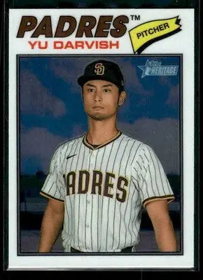 2026 Topps Heritage Yu Darvish #120 Chrome San Diego Padres - Baseball Card Single