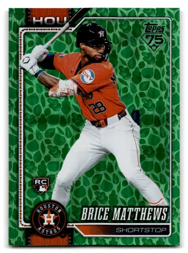 2026 Topps Holiday Variations #132 Brice Matthews NM-MT Astros ID:82145 - Baseball Card Single
