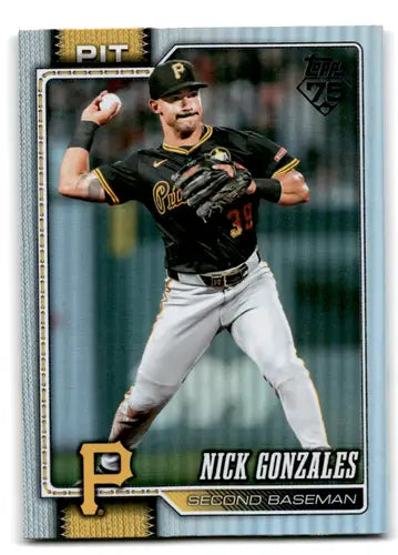 2026 Topps Holo Foil #119 Nick Gonzales NM-MT Pirates ID:81707 - Baseball Card Single