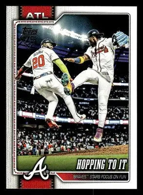 2026 Topps Hopping to It #118 Atlanta Braves - Baseball Card Single