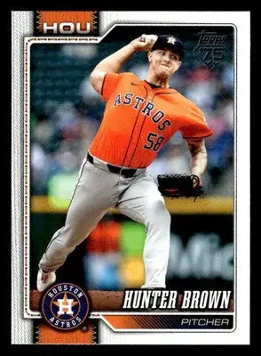 2026 Topps Hunter Brown #264 Houston Astros - Baseball Card Single