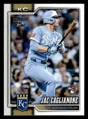2026 Topps Jac Caglianone #138 RC Kansas City Royals - Baseball Card Single