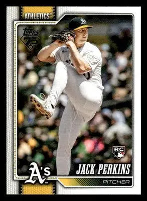 2026 Topps Jack Perkins #206 RC Athletics - Baseball Card Single