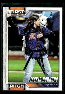 2026 Topps Jackie Hornung #FP-7 First Pitch New York Mets - Baseball Card Single