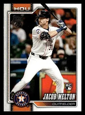 2026 Topps Jacob Melton #148 RC Houston Astros - Baseball Card Single