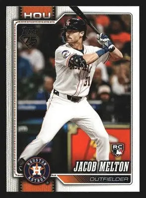 2026 Topps Jacob Melton #148 RC Houston Astros - Baseball Card Single
