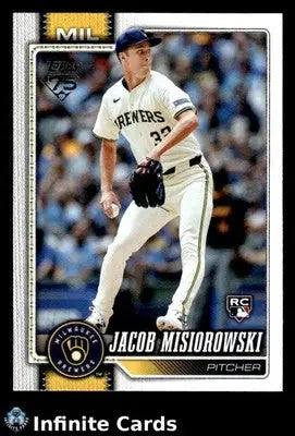 2026 Topps JACOB MISIOROWSKI #10 RC [Base] Milwaukee Brewers RC