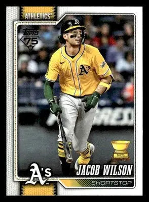 2026 Topps Jacob Wilson #240 Athletics - Baseball Card Single