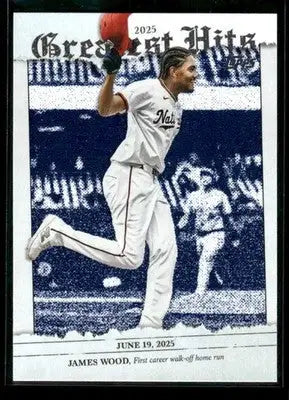 2026 Topps James Wood #GH-4 2025 Greatest Hits Washington Nationals - Baseball Card Single