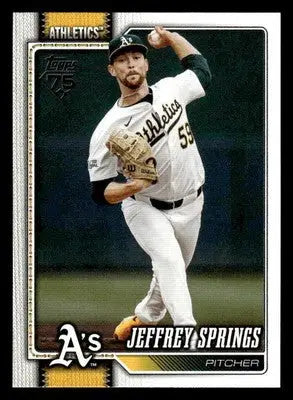 2026 Topps Jeffrey Springs #87 Athletics - Baseball Card Single