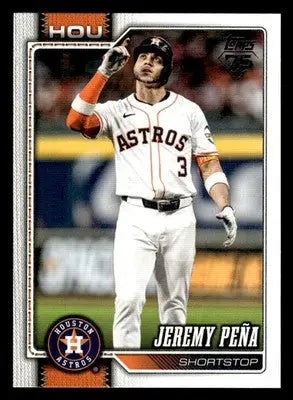 2026 Topps Jeremy Peña #307 Houston Astros - Baseball Card Single