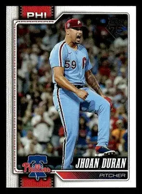 2026 Topps Jhoan Duran #83 Philadelphia Phillies - Baseball Card Single