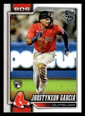 2026 Topps Jhostynxon Garcia #316 RC Boston Red Sox - Baseball Card Single