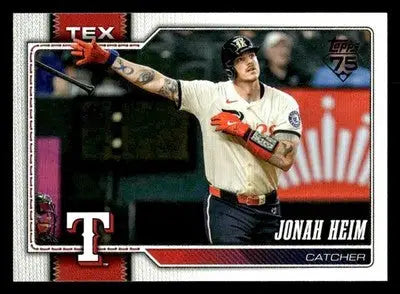 2026 Topps Jonah Heim #78 Texas Rangers - Baseball Card Single
