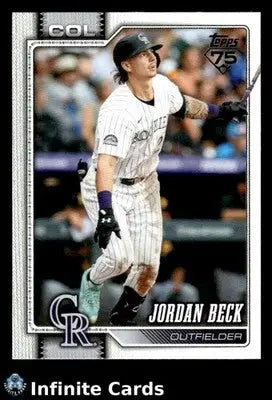 2026 Topps JORDAN BECK #12 [Base] Colorado Rockies