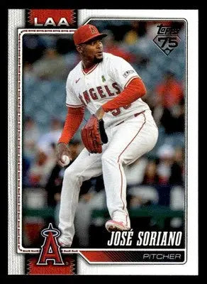 2026 Topps José Soriano #319 Los Angeles Angels - Baseball Card Single