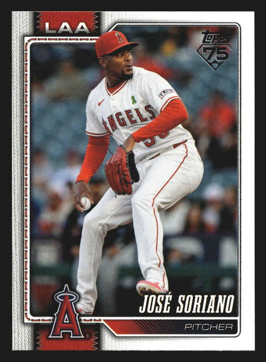 2026 Topps Jose Soriano #319 Los Angeles Angels - Baseball Card Single