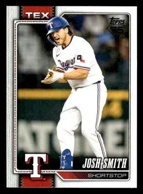 2026 Topps Josh Smith #169 Texas Rangers - Baseball Card Single