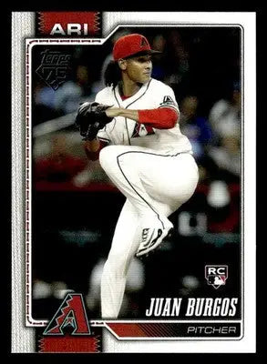 2026 Topps Juan Burgos #102 RC Arizona Diamondbacks - Baseball Card Single