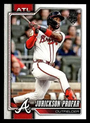2026 Topps Jurickson Profar #91 Atlanta Braves - Baseball Card Single