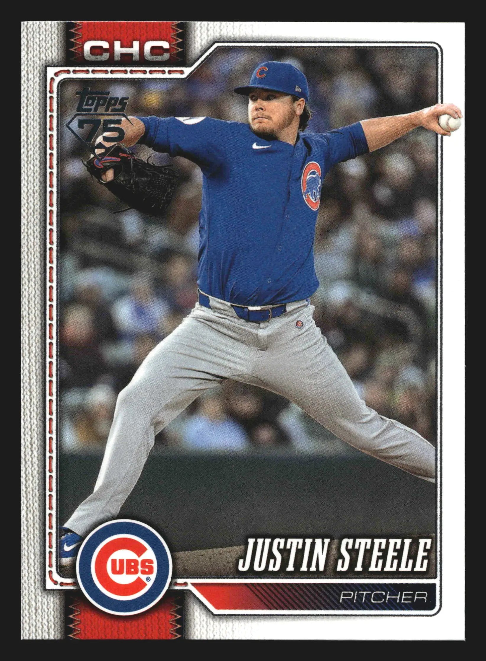 2026 Topps Justin Steele #486 Chicago Cubs - Baseball Card Single