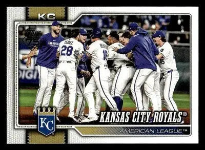 2026 Topps Kansas City Royals #34 Kansas City Royals - Baseball Card Single