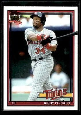 2026 Topps Kirby Puckett #T91-94 1991 Topps 35th Anniversary Minnesota Twins - Baseball Card Single