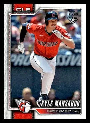 2026 Topps Kyle Manzardo #309 Cleveland Guardians - Baseball Card Single