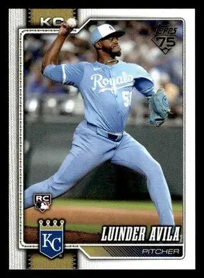 2026 Topps Luinder Avila #120 RC Kansas City Royals - Baseball Card Single