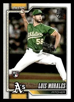 2026 Topps Luis Morales #259 RC Athletics - Baseball Card Single