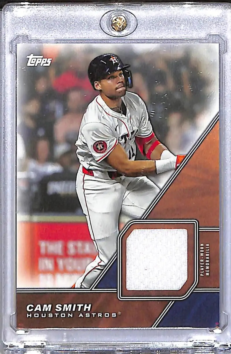 2026 Topps Major League Material #MLM-CSM Cam Smith NM-MT MEM Houston Astros - Baseball Card Single