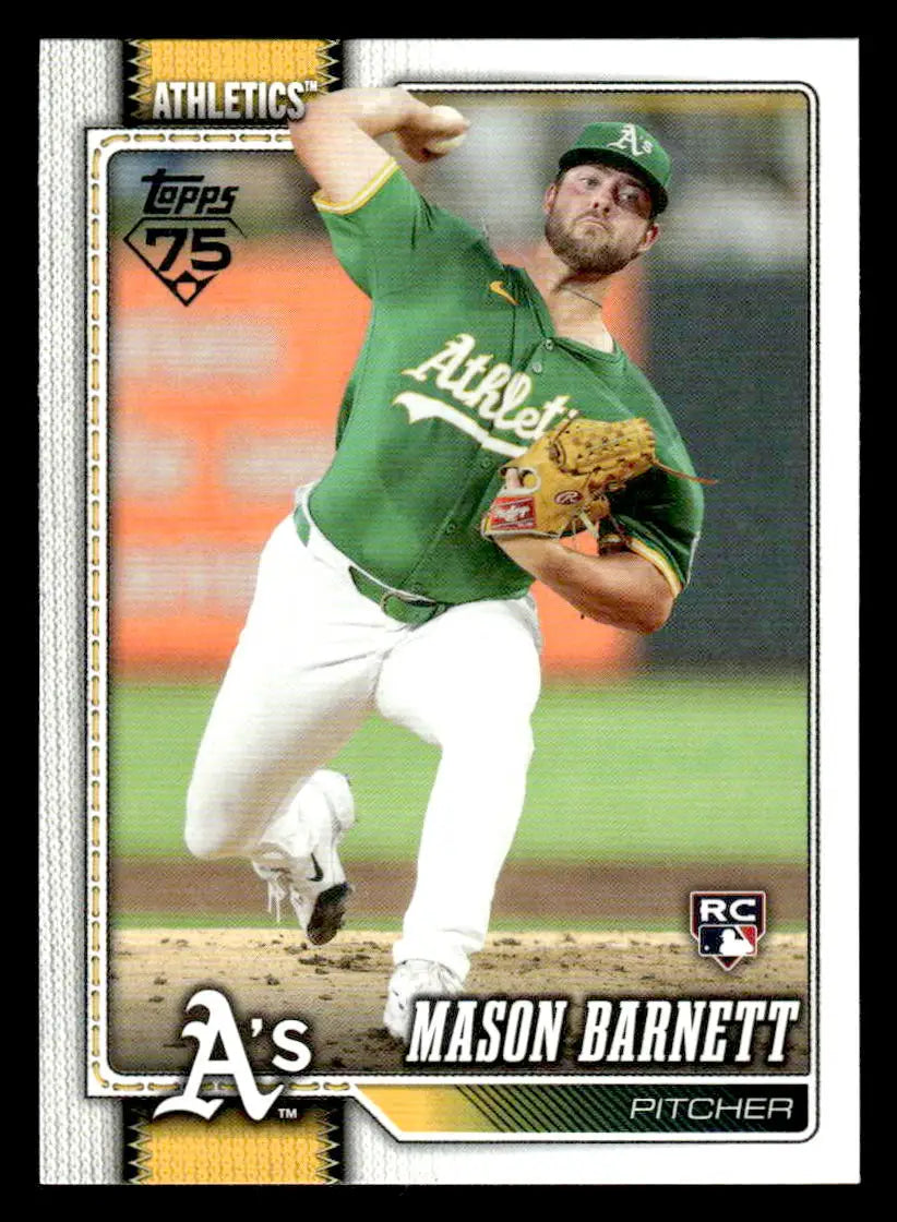 2026 Topps Mason Barnett #273 RC Athletics - Baseball Card Single