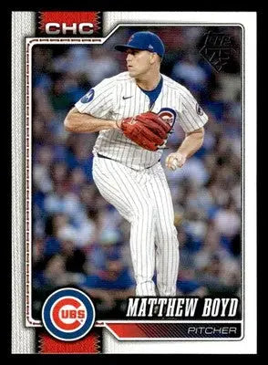 2026 Topps Matthew Boyd #51 Chicago Cubs - Baseball Card Single