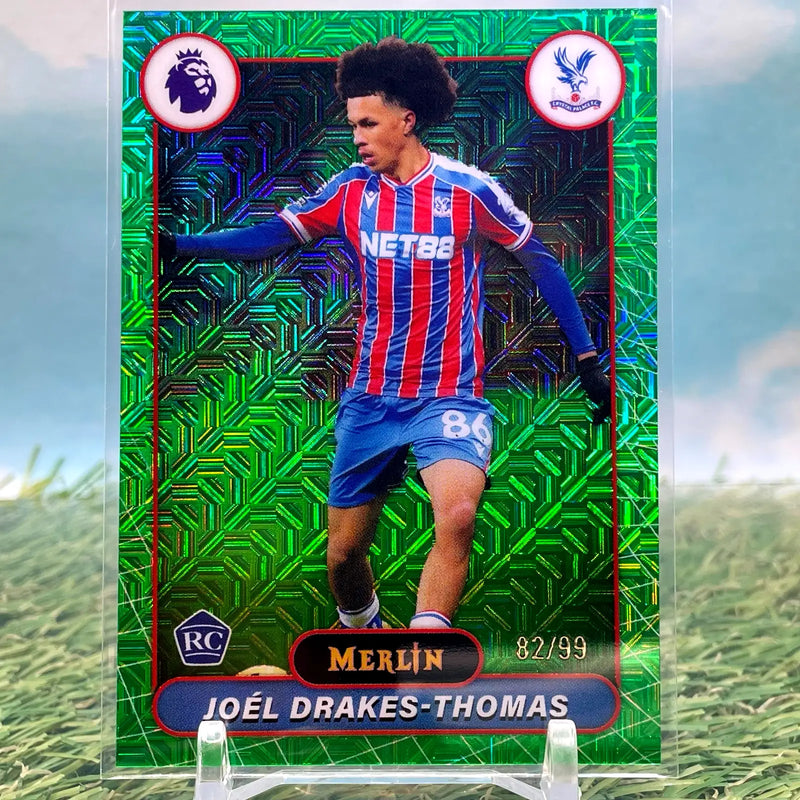 2026 Topps Merlin Premier League Joel Drakes-Thomas Crystal Palace Rookie /99 - Soccer Card Single