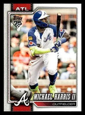 2026 Topps Michael Harris II #310 Atlanta Braves - Baseball Card Single