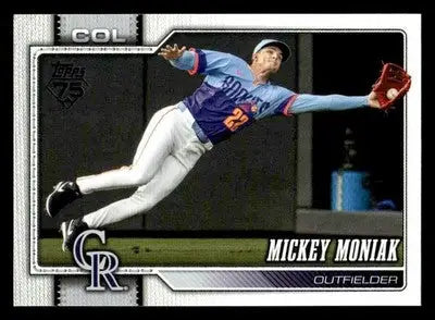 2026 Topps Mickey Moniak #195 Colorado Rockies - Baseball Card Single