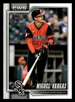 2026 Topps Miguel Vargas #329 Chicago White Sox - Baseball Card Single
