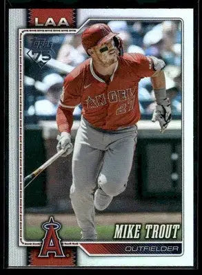 2026 Topps Mike Trout #350 Rainbow Foil Los Angeles Angels - Baseball Card Single