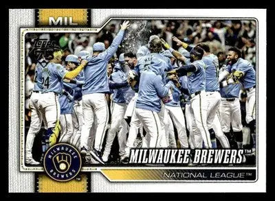 2026 Topps Milwaukee Brewers #107 Milwaukee Brewers - Baseball Card Single