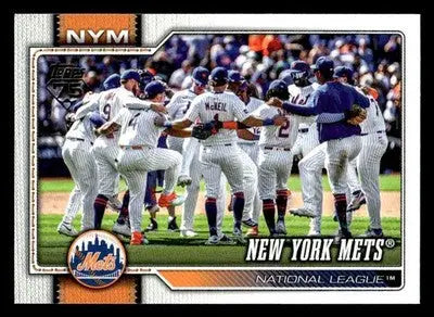 2026 Topps New York Mets #291 New York Mets - Baseball Card Single