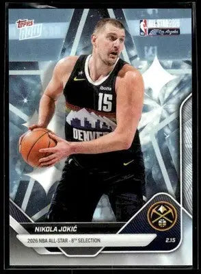 2026 Topps Now All-Star Game Nikola Jokic #AS17 Denver Nuggets - Basketball Card Single