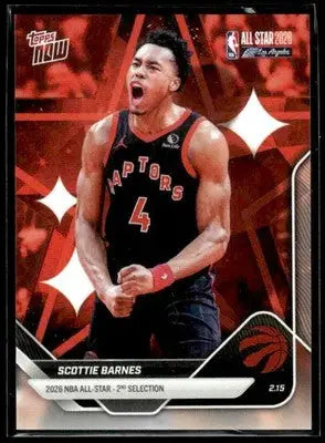 2026 Topps Now All-Star Game Scottie Barnes #AS18 PR 4967 Toronto Raptors - Basketball Card Single